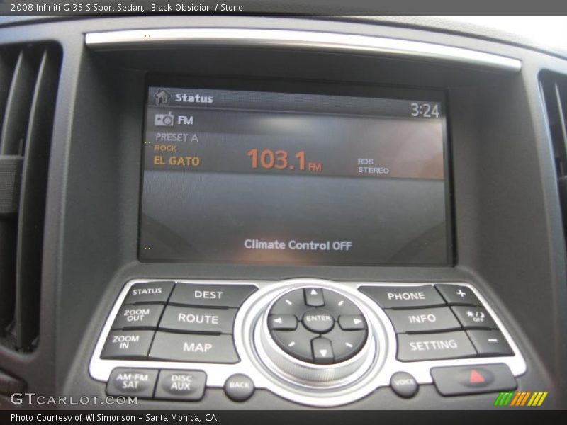 Black Obsidian / Stone 2008 Infiniti G 35 S Sport Sedan