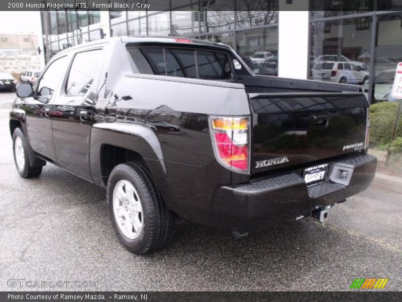Formal Black / Gray 2008 Honda Ridgeline RTS