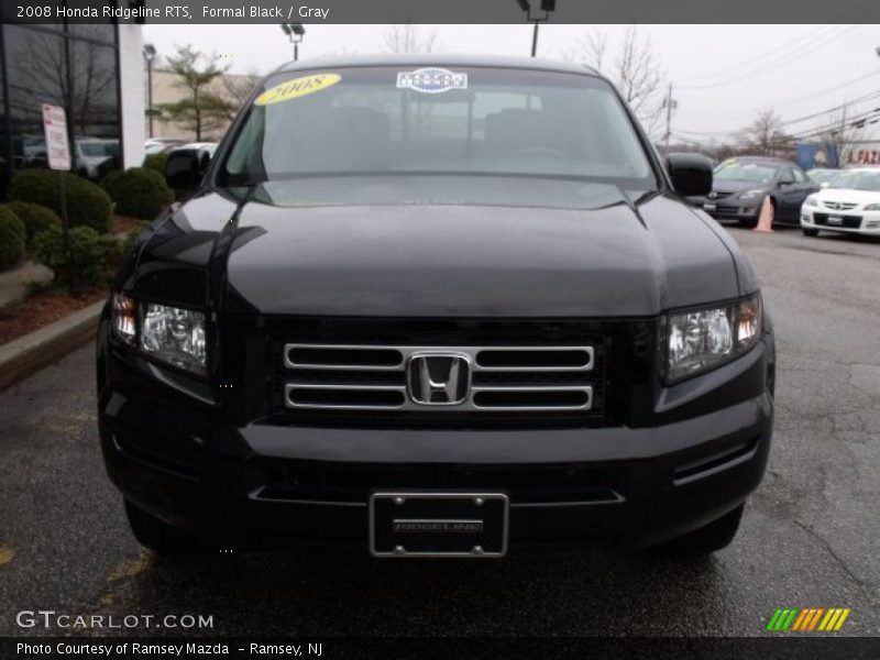 Formal Black / Gray 2008 Honda Ridgeline RTS