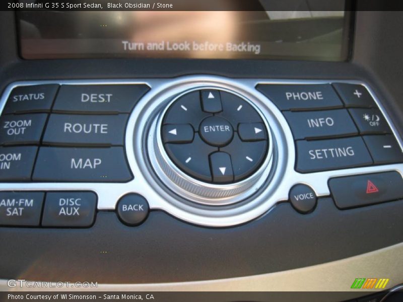 Black Obsidian / Stone 2008 Infiniti G 35 S Sport Sedan