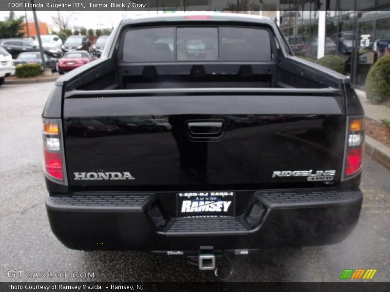 Formal Black / Gray 2008 Honda Ridgeline RTS