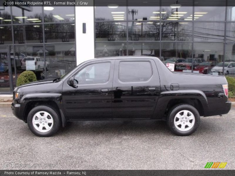 Formal Black / Gray 2008 Honda Ridgeline RTS