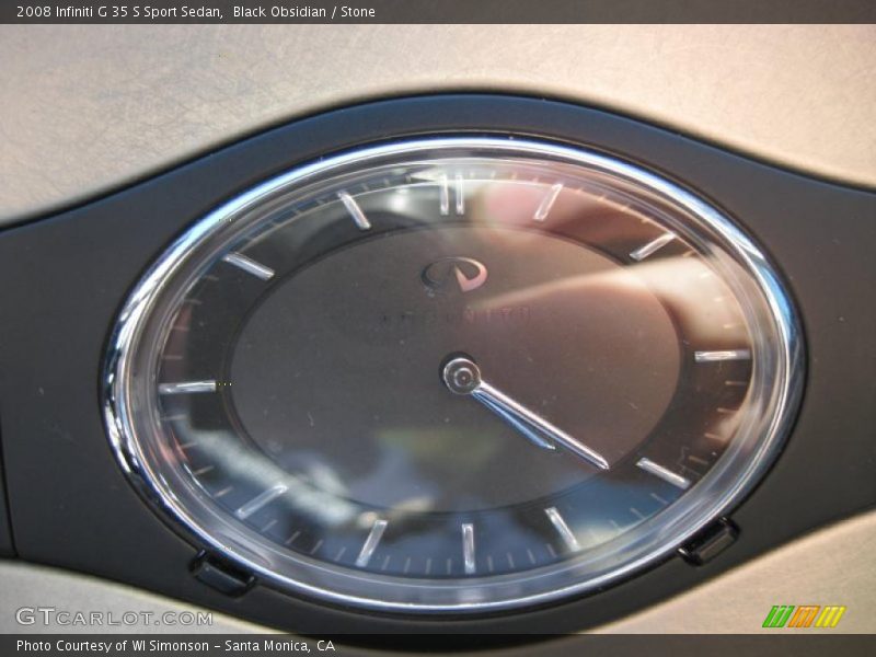 Black Obsidian / Stone 2008 Infiniti G 35 S Sport Sedan