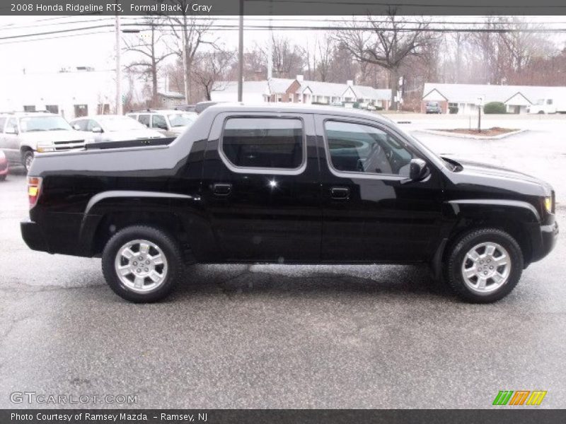 Formal Black / Gray 2008 Honda Ridgeline RTS