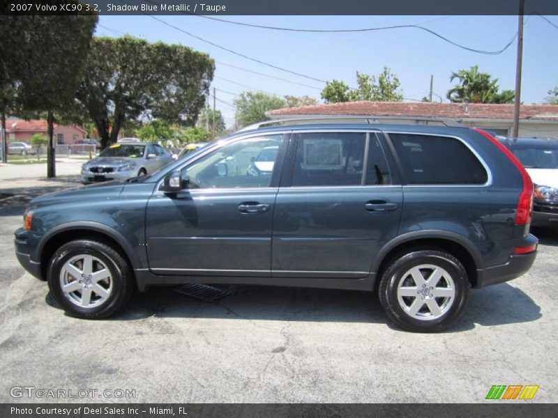 Shadow Blue Metallic / Taupe 2007 Volvo XC90 3.2