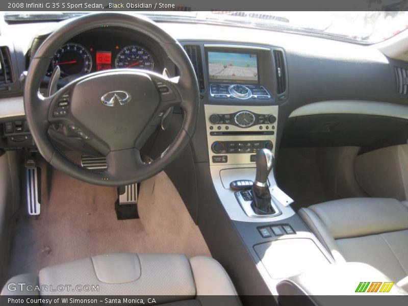 Black Obsidian / Stone 2008 Infiniti G 35 S Sport Sedan