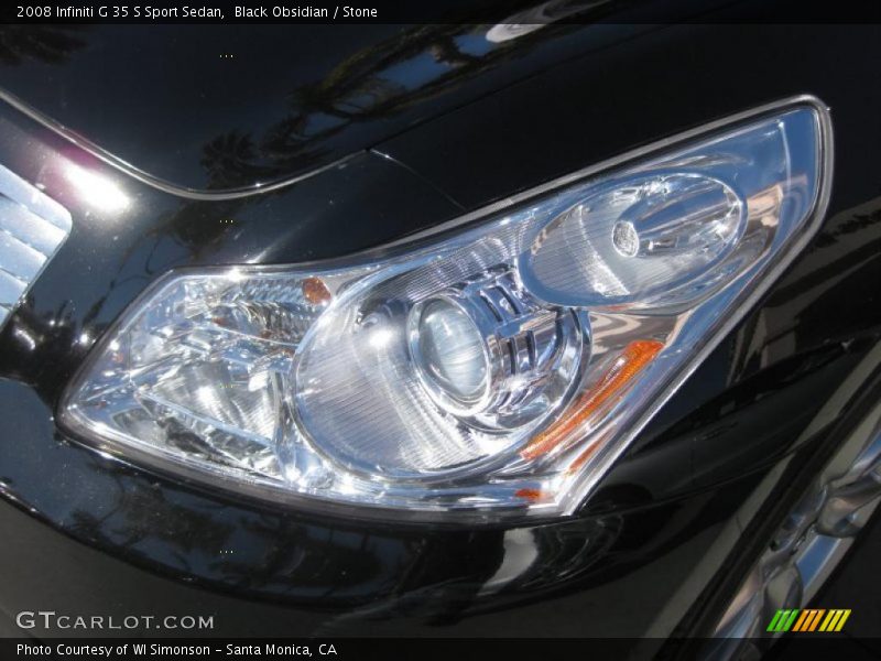 Black Obsidian / Stone 2008 Infiniti G 35 S Sport Sedan