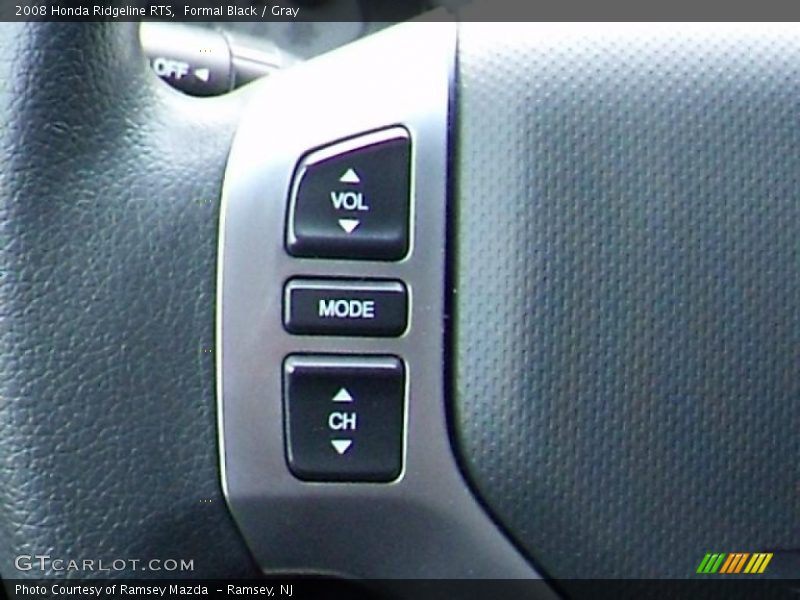 Formal Black / Gray 2008 Honda Ridgeline RTS