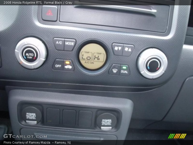 Formal Black / Gray 2008 Honda Ridgeline RTS