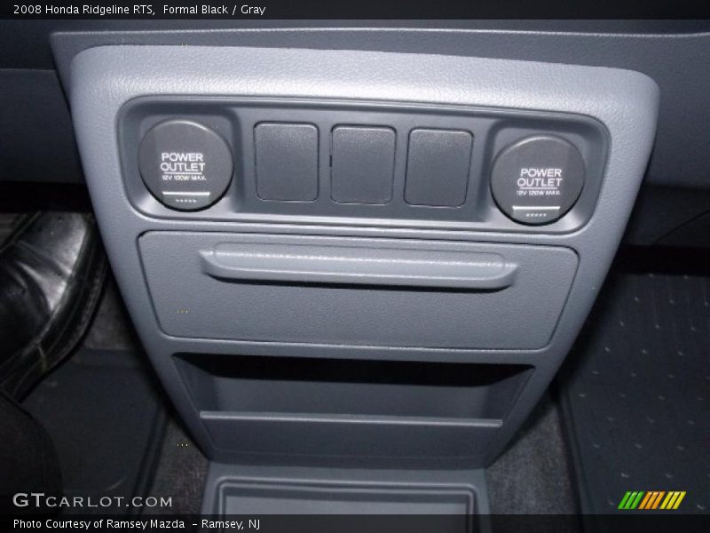 Formal Black / Gray 2008 Honda Ridgeline RTS