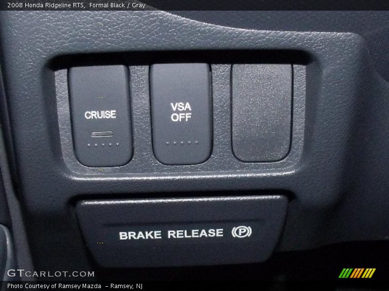 Formal Black / Gray 2008 Honda Ridgeline RTS