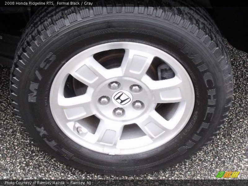 Formal Black / Gray 2008 Honda Ridgeline RTS
