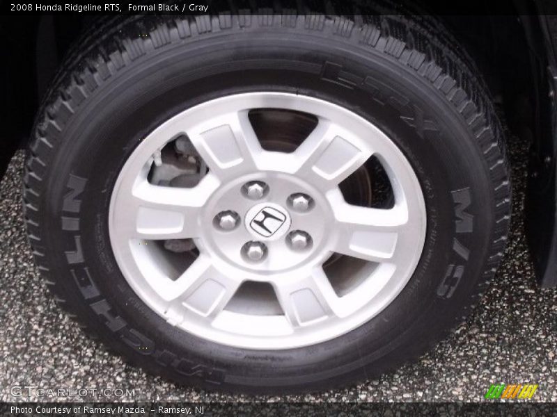 Formal Black / Gray 2008 Honda Ridgeline RTS