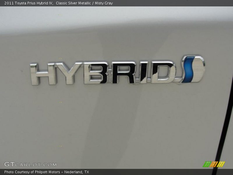 Classic Silver Metallic / Misty Gray 2011 Toyota Prius Hybrid IV