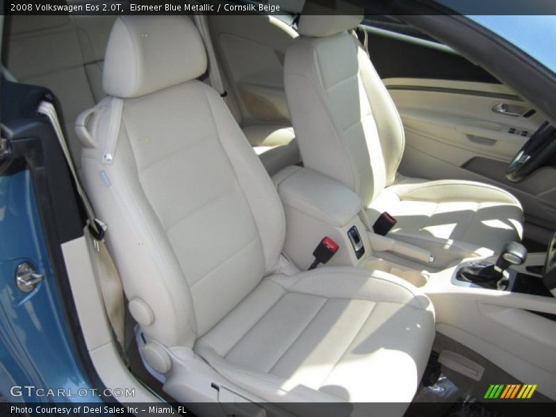 Eismeer Blue Metallic / Cornsilk Beige 2008 Volkswagen Eos 2.0T