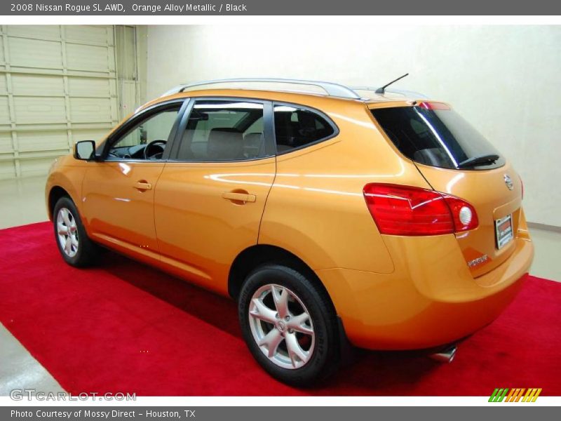  2008 Rogue SL AWD Orange Alloy Metallic