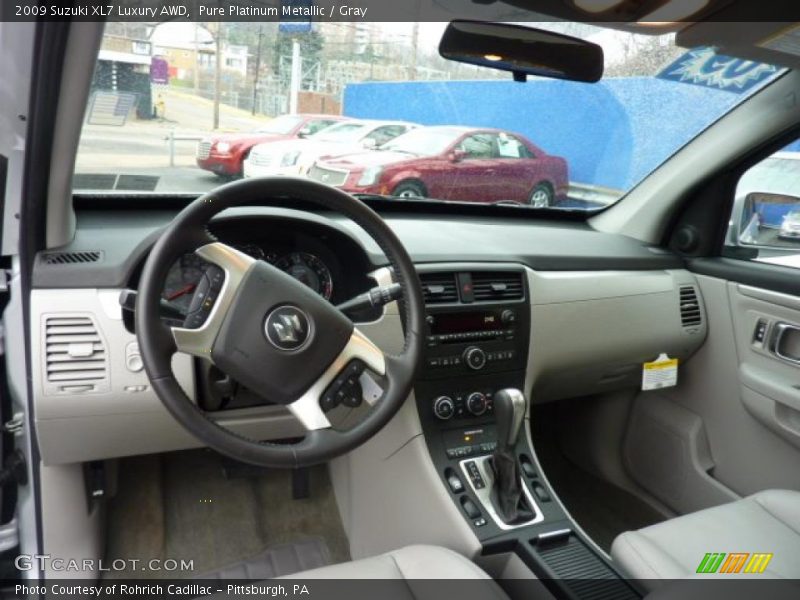 Pure Platinum Metallic / Gray 2009 Suzuki XL7 Luxury AWD