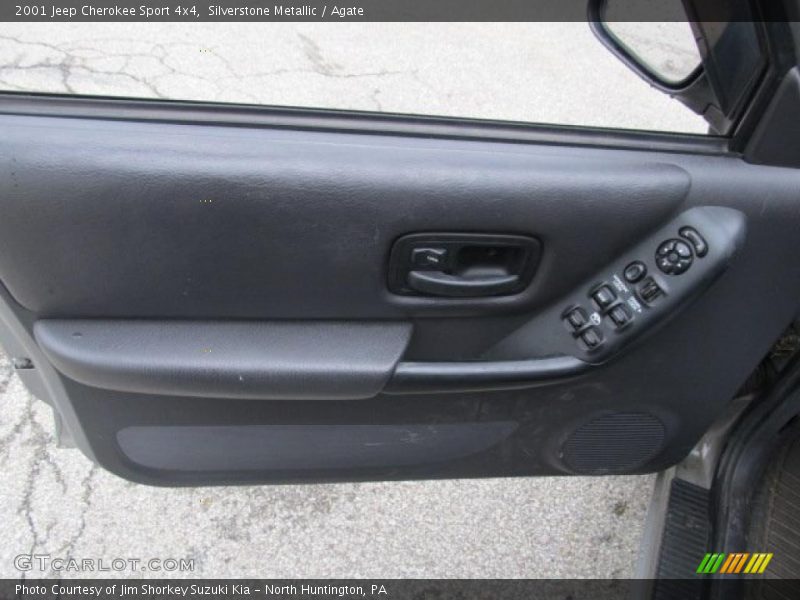 Silverstone Metallic / Agate 2001 Jeep Cherokee Sport 4x4