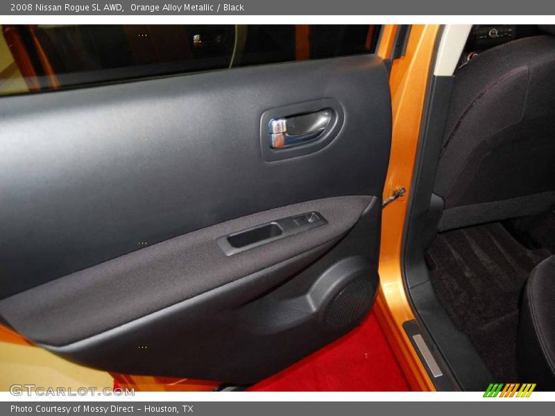 Orange Alloy Metallic / Black 2008 Nissan Rogue SL AWD