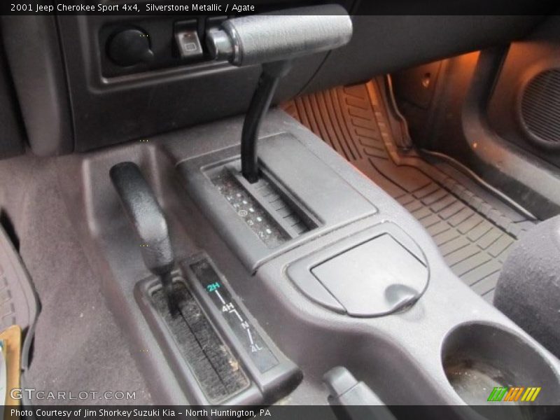 Silverstone Metallic / Agate 2001 Jeep Cherokee Sport 4x4