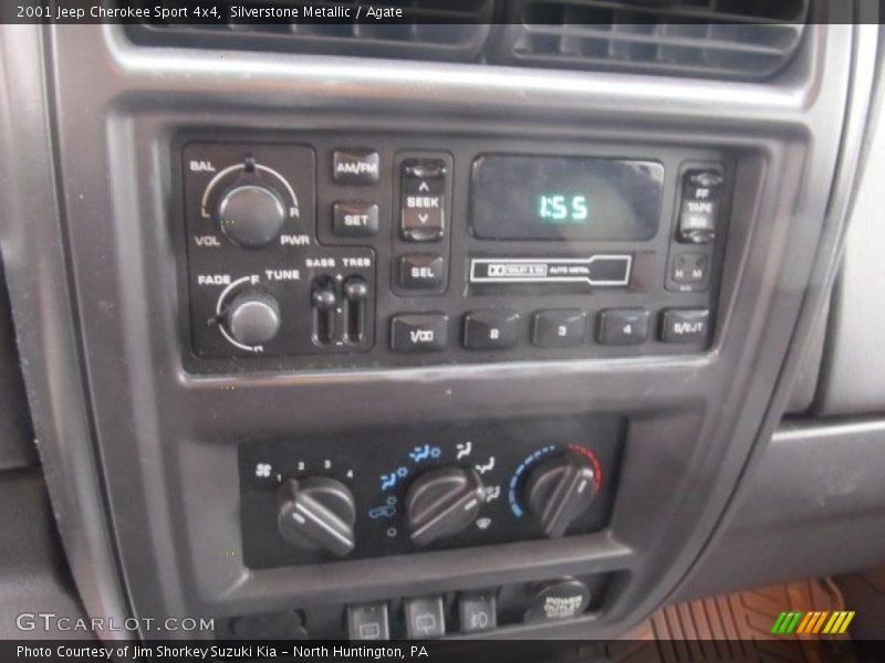 Silverstone Metallic / Agate 2001 Jeep Cherokee Sport 4x4
