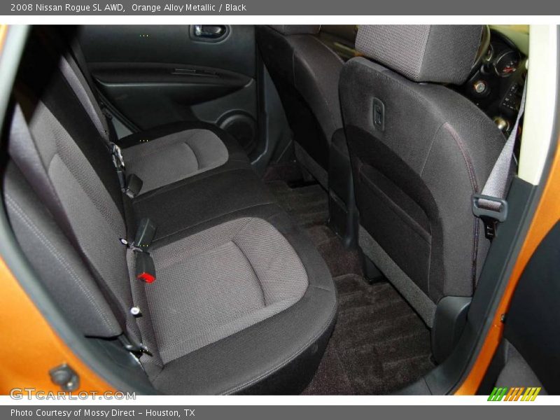 Orange Alloy Metallic / Black 2008 Nissan Rogue SL AWD