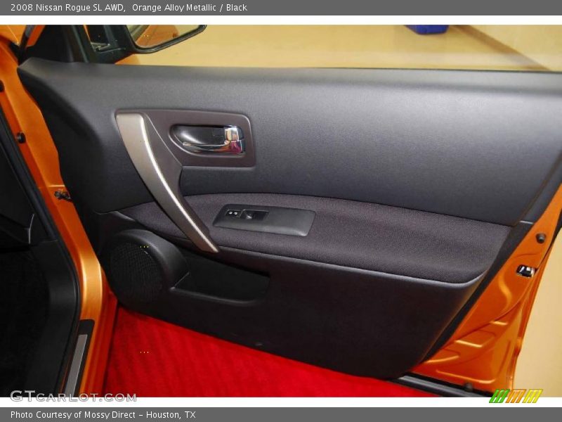 Orange Alloy Metallic / Black 2008 Nissan Rogue SL AWD