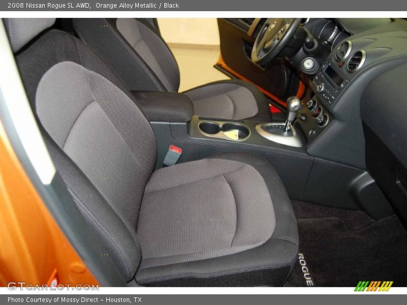  2008 Rogue SL AWD Black Interior