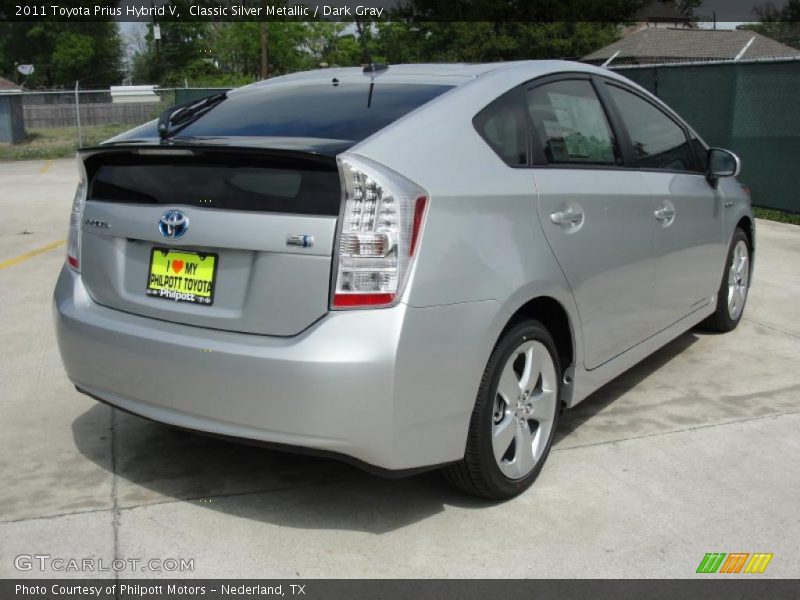  2011 Prius Hybrid V Classic Silver Metallic