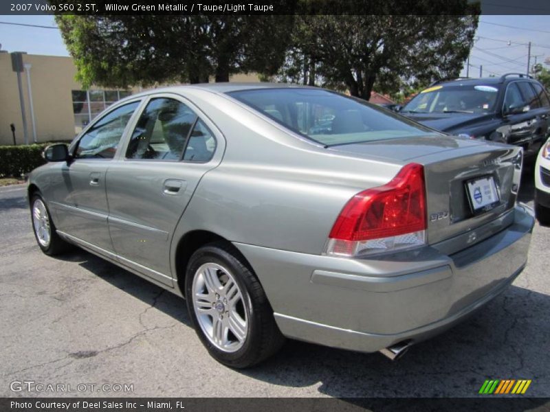 Willow Green Metallic / Taupe/Light Taupe 2007 Volvo S60 2.5T