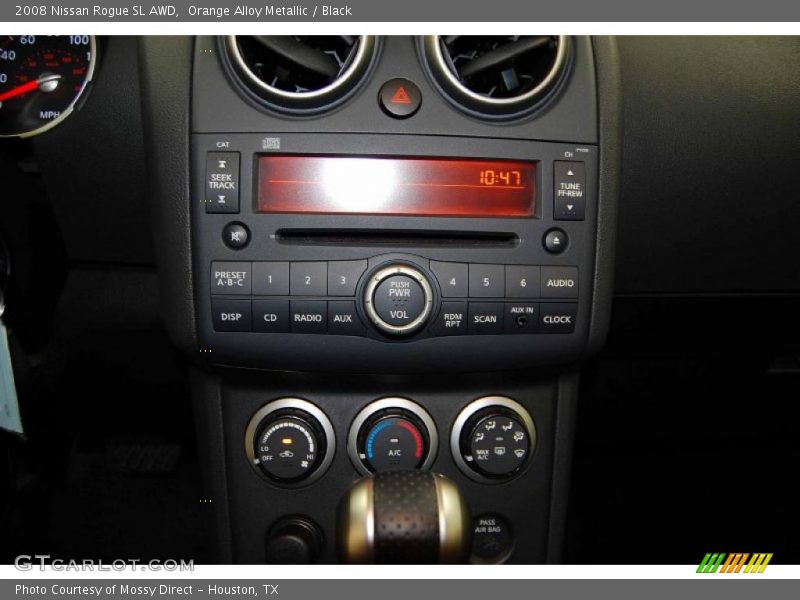 Orange Alloy Metallic / Black 2008 Nissan Rogue SL AWD