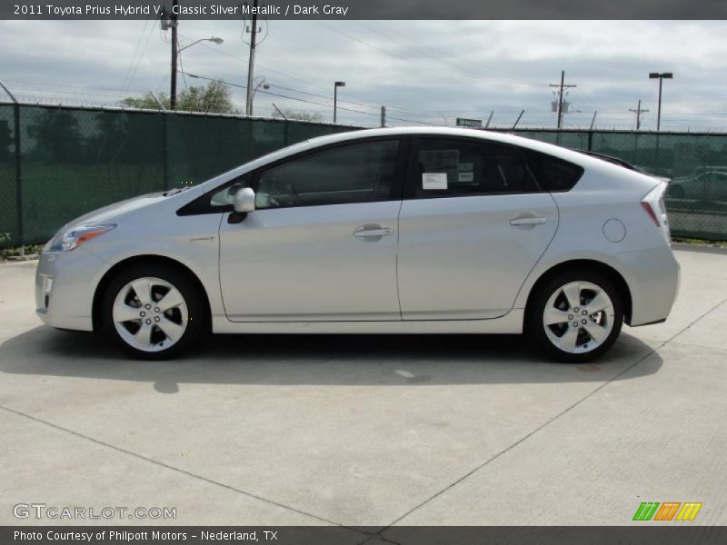  2011 Prius Hybrid V Classic Silver Metallic