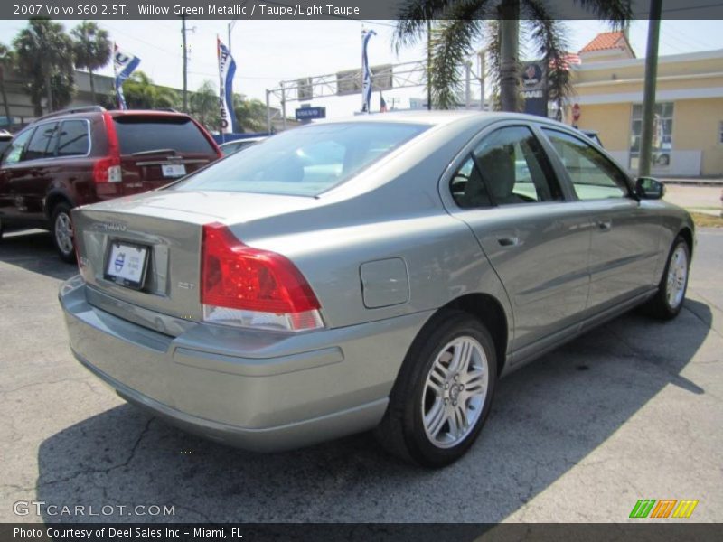 Willow Green Metallic / Taupe/Light Taupe 2007 Volvo S60 2.5T