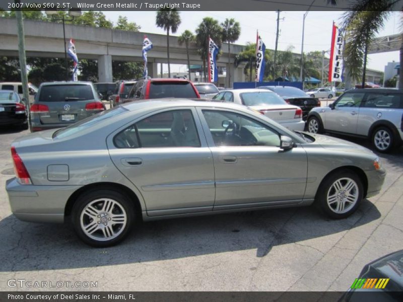 Willow Green Metallic / Taupe/Light Taupe 2007 Volvo S60 2.5T
