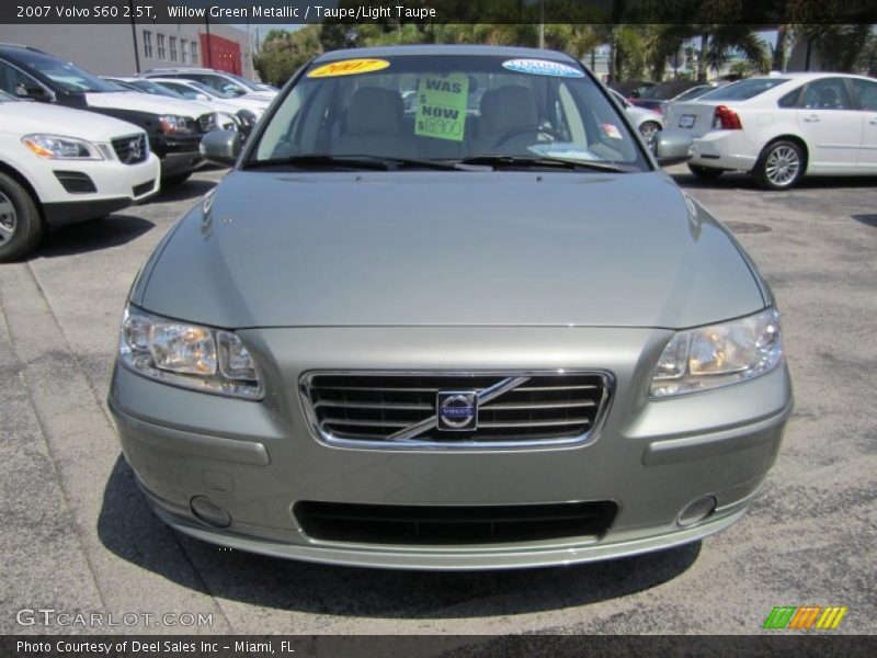 Willow Green Metallic / Taupe/Light Taupe 2007 Volvo S60 2.5T