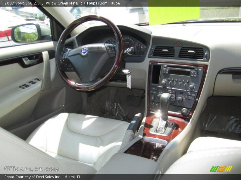 Willow Green Metallic / Taupe/Light Taupe 2007 Volvo S60 2.5T