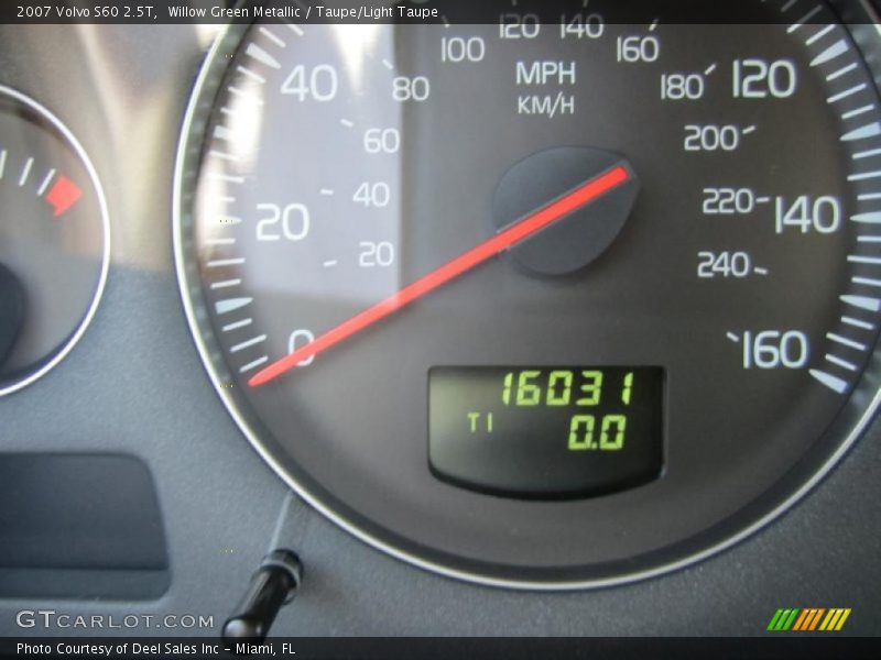 Willow Green Metallic / Taupe/Light Taupe 2007 Volvo S60 2.5T