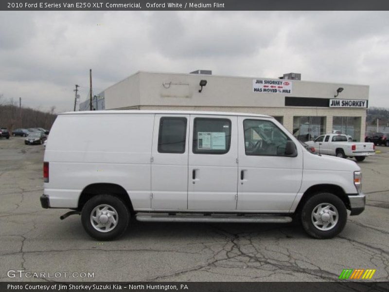 Oxford White / Medium Flint 2010 Ford E Series Van E250 XLT Commericial