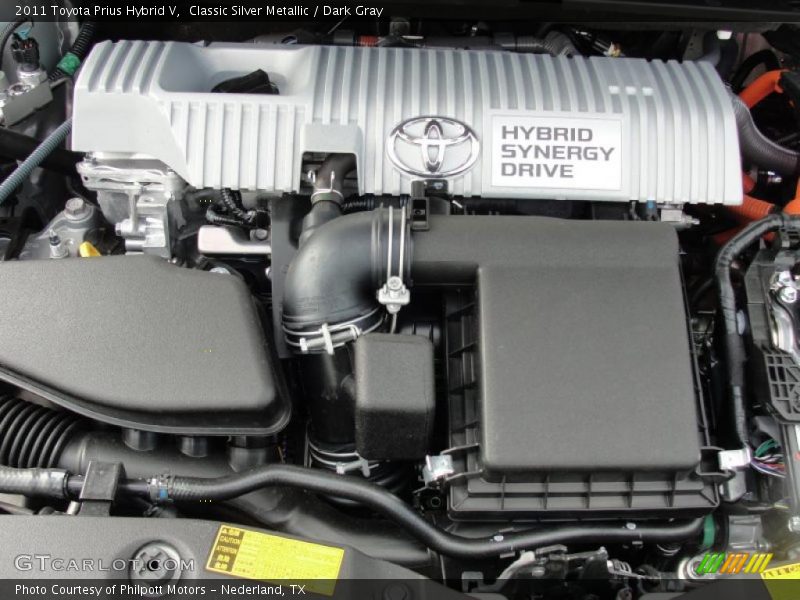  2011 Prius Hybrid V Engine - 1.8 Liter DOHC 16-Valve VVT-i 4 Cylinder Gasoline/Electric Hybrid