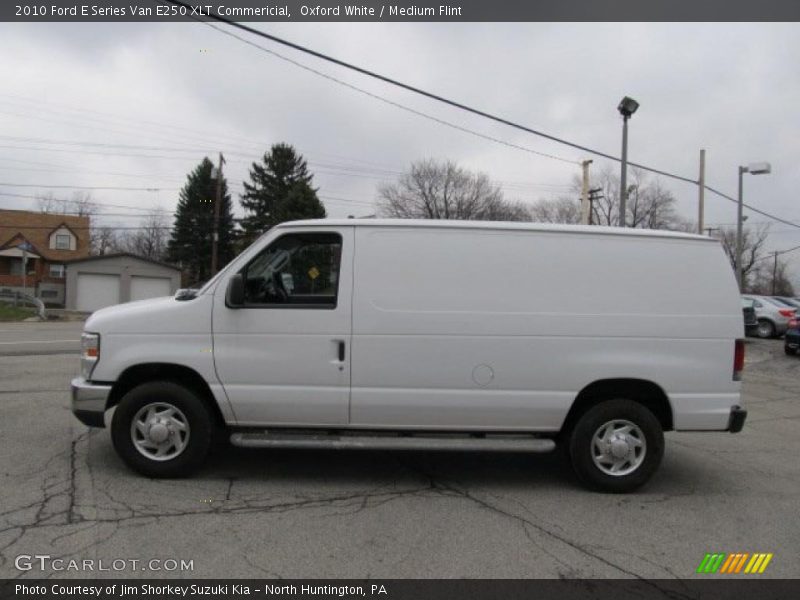 Oxford White / Medium Flint 2010 Ford E Series Van E250 XLT Commericial