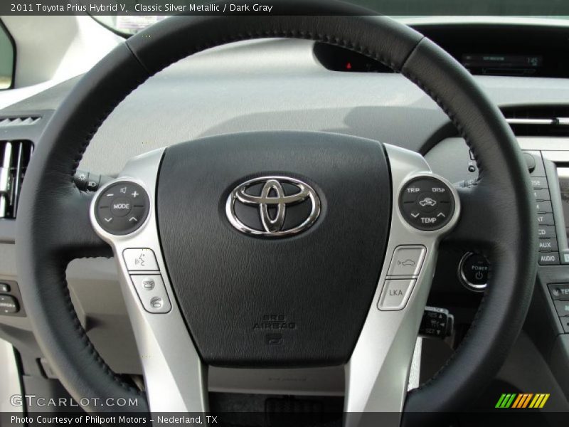 Classic Silver Metallic / Dark Gray 2011 Toyota Prius Hybrid V