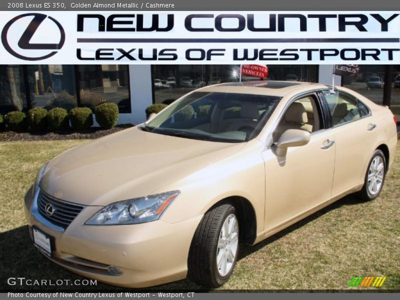Golden Almond Metallic / Cashmere 2008 Lexus ES 350