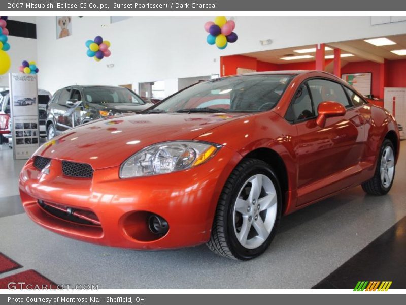 Sunset Pearlescent / Dark Charcoal 2007 Mitsubishi Eclipse GS Coupe