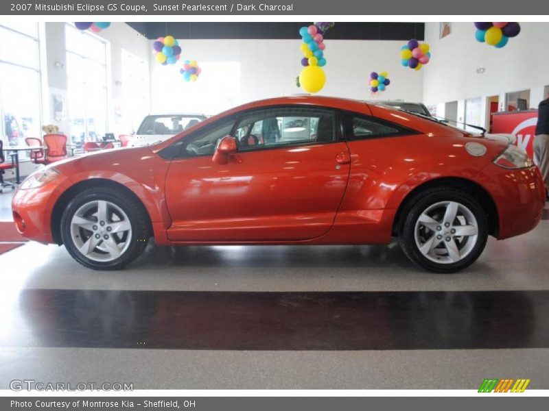 Sunset Pearlescent / Dark Charcoal 2007 Mitsubishi Eclipse GS Coupe