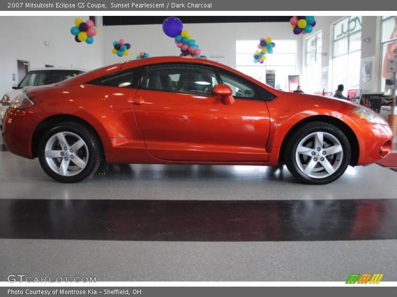 Sunset Pearlescent / Dark Charcoal 2007 Mitsubishi Eclipse GS Coupe
