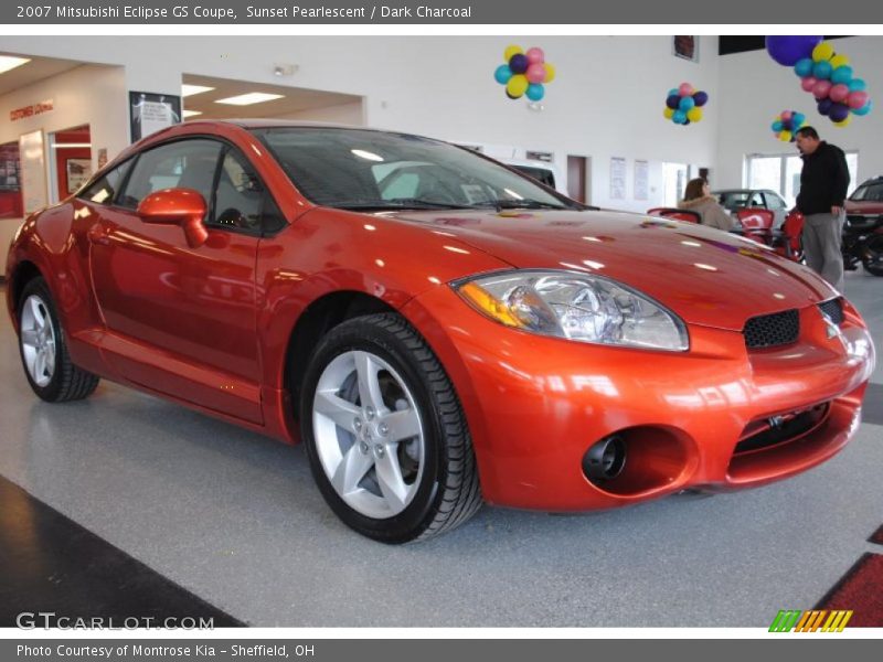 Sunset Pearlescent / Dark Charcoal 2007 Mitsubishi Eclipse GS Coupe