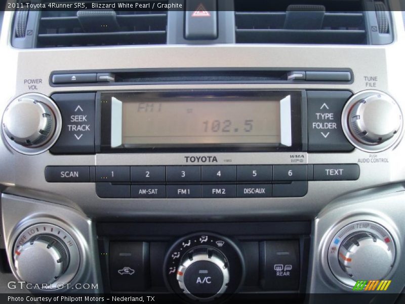 Blizzard White Pearl / Graphite 2011 Toyota 4Runner SR5