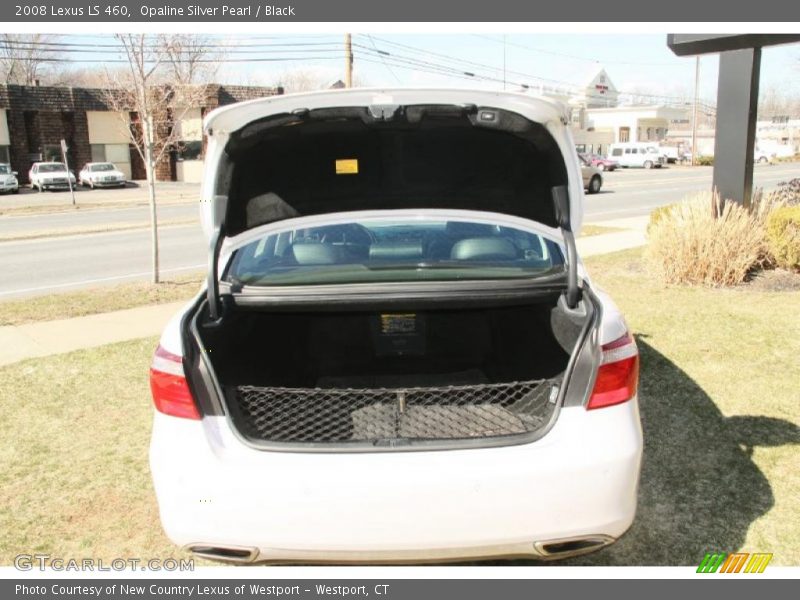 Opaline Silver Pearl / Black 2008 Lexus LS 460