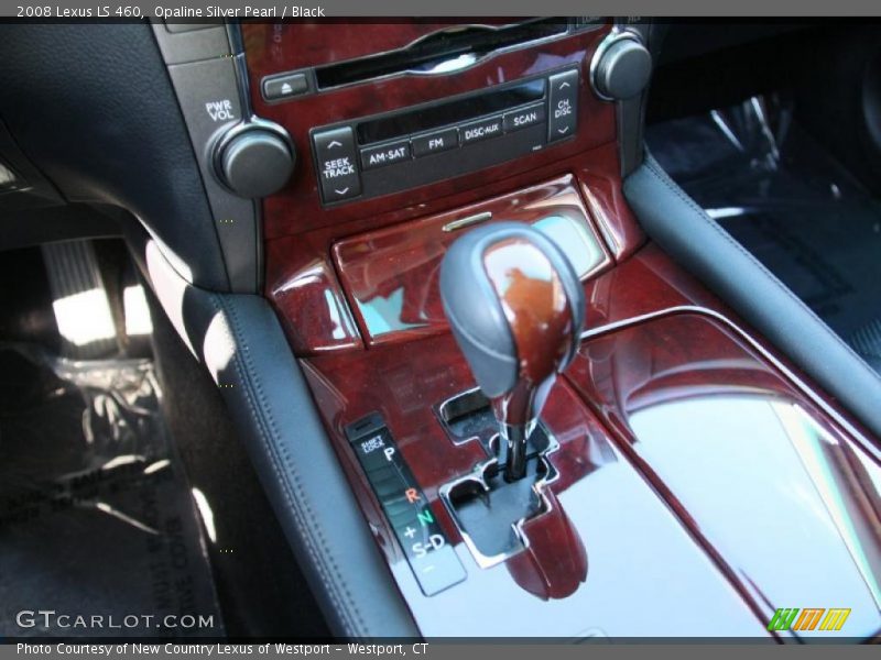 Opaline Silver Pearl / Black 2008 Lexus LS 460