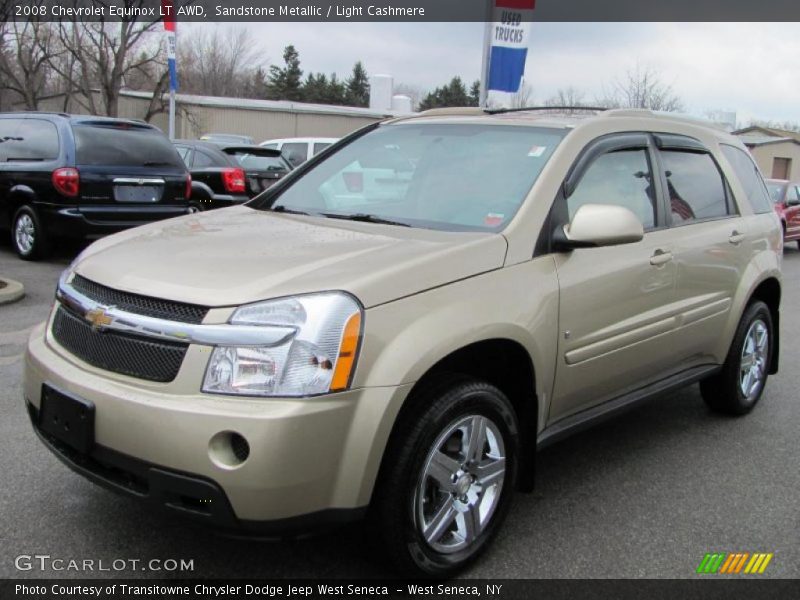 Sandstone Metallic / Light Cashmere 2008 Chevrolet Equinox LT AWD